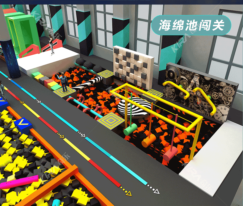 全新親子樂園是比較大型的室內(nèi)樂園，綜合型室內(nèi)樂園，